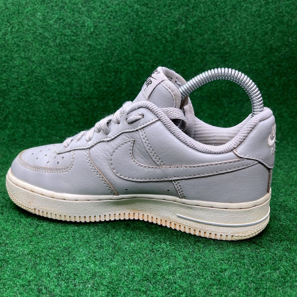 Nike Air Force 1 Low Custom Nike By You Light Blue Gray AQ3773-992 Kids 3.5Y - Picture 7 of 11